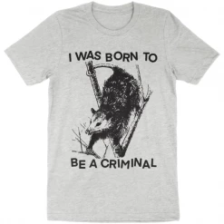 Wicked Clothes 'Born Again Criminal' Shirt