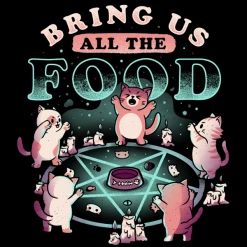 Wicked Clothes 'Bring Us All The Food' Shirt New