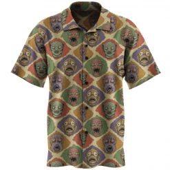 Wicked Clothes New 'Creepy Creatures' Button-Up Shirt