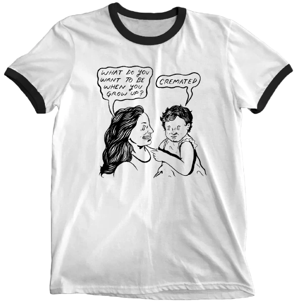 Wicked Clothes 'Cremated' Ringer Shirt BESTSELLERS 4 Wicked Clothes 'Cremated' Ringer Shirt BESTSELLERS