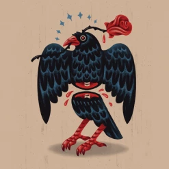 Wicked Clothes'Crow' Shirt