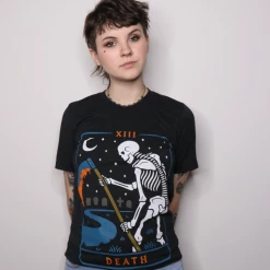 Wicked Clothes Death Tarot Shirt Bones