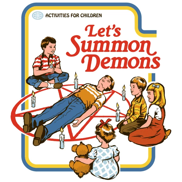 Wicked Clothes BESTSELLERS 'Let's Summon Demons' Ringer Shirt 3 Wicked Clothes BESTSELLERS 'Let's Summon Demons' Ringer Shirt