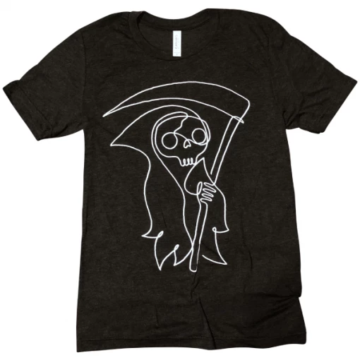 Wicked Clothes Black And White End Of The Line Shirt