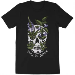 Wicked Clothes 'Full Of Death' Shirt New
