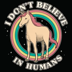 Wicked Clothes 'Believe In Humans' Shirt New