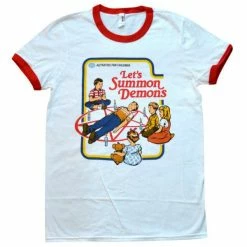 Wicked Clothes BESTSELLERS 'Let's Summon Demons' Ringer Shirt 9 Wicked Clothes BESTSELLERS 'Let's Summon Demons' Ringer Shirt