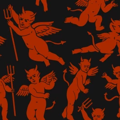 Wicked Clothes 'Little Devils' Button-Up Shirt New