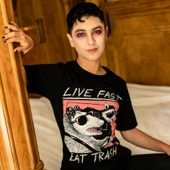 Wicked Clothes New 'Live Fast, Eat Trash' Shirt