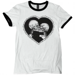 Wicked Clothes BESTSELLERS 'Love After Death' Ringer Shirt