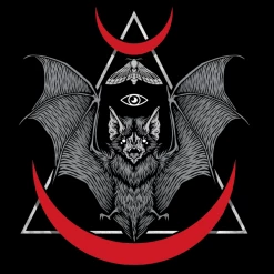 Wicked Clothes'Occult Bat' Shirt BESTSELLERS