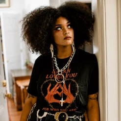 Wicked Clothes'Satan Loves You' Shirt New