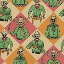 Wicked Clothes 'Skeleton Cowboys' Boxer Briefs New