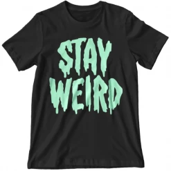 Wicked Clothes 'Stay Weird' Glow In The Dark Shirt