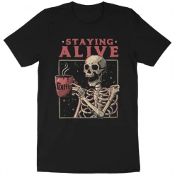 Wicked Clothes 'Staying Alive' Shirt New