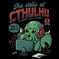 Wicked Clothes'Calls Of Cthulhu' Shirt