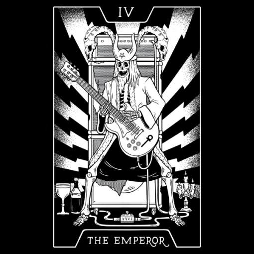 Wicked Clothes Black And White The Emperor Shirt